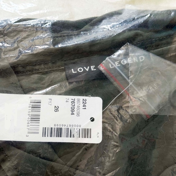 TENCEL SHIRT, LONG SLEEVE, DEEP KHAKI, SIZE 26, BUTTON FRONT, POCKETS, L&L for - Picture 3 of 4